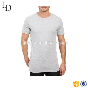 Hot sale promotional athletic men t shirt with side zipper t shirt